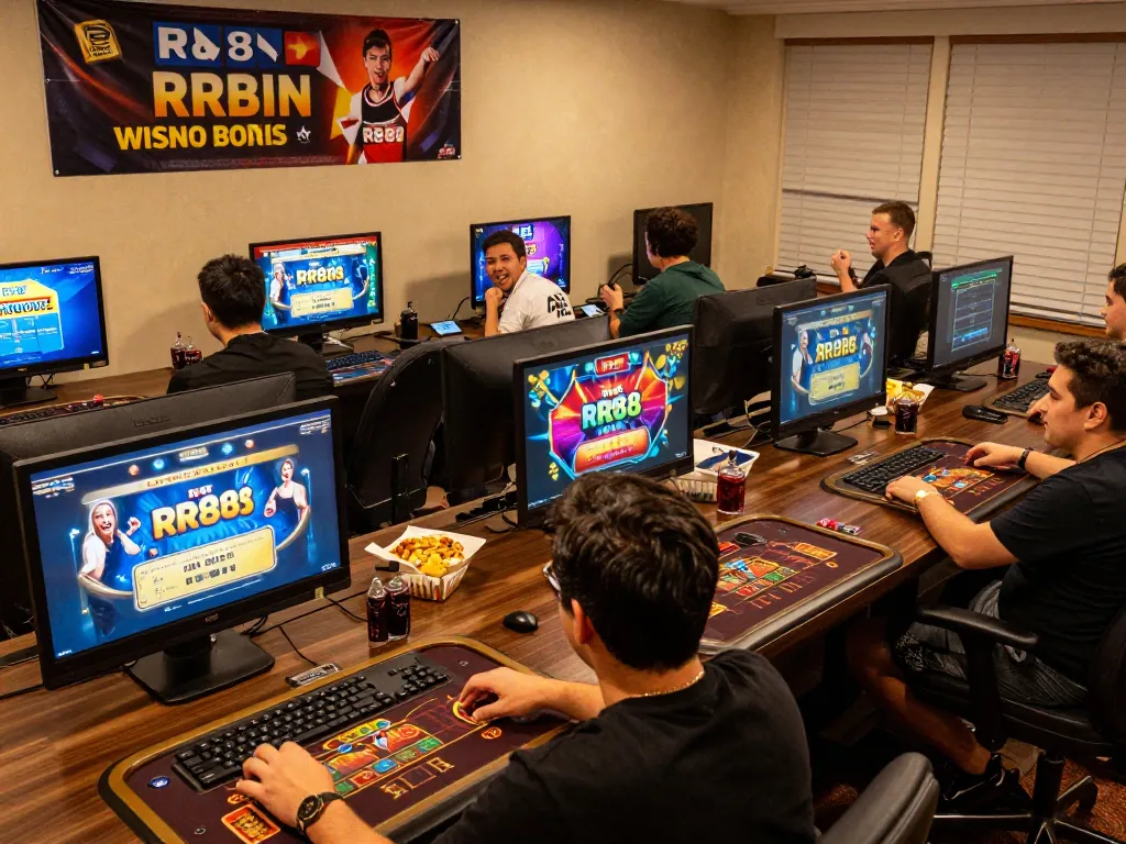 Players enjoying a thrilling gaming experience at RR88 casino while celebrating their wins.
