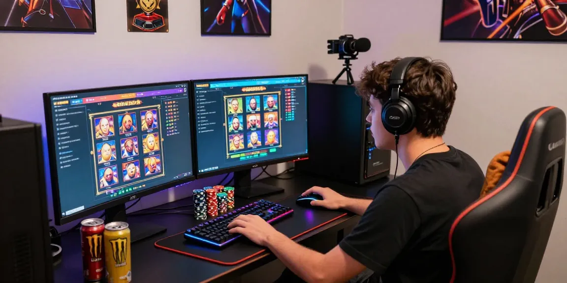 Engaging slot gacor gaming setup showcasing vibrant graphics and dynamic gameplay.
