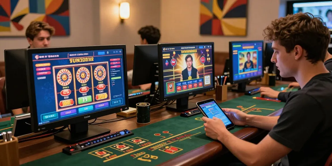 Engaged players exploring hm88 online gaming platform featuring live table games and vibrant graphics.