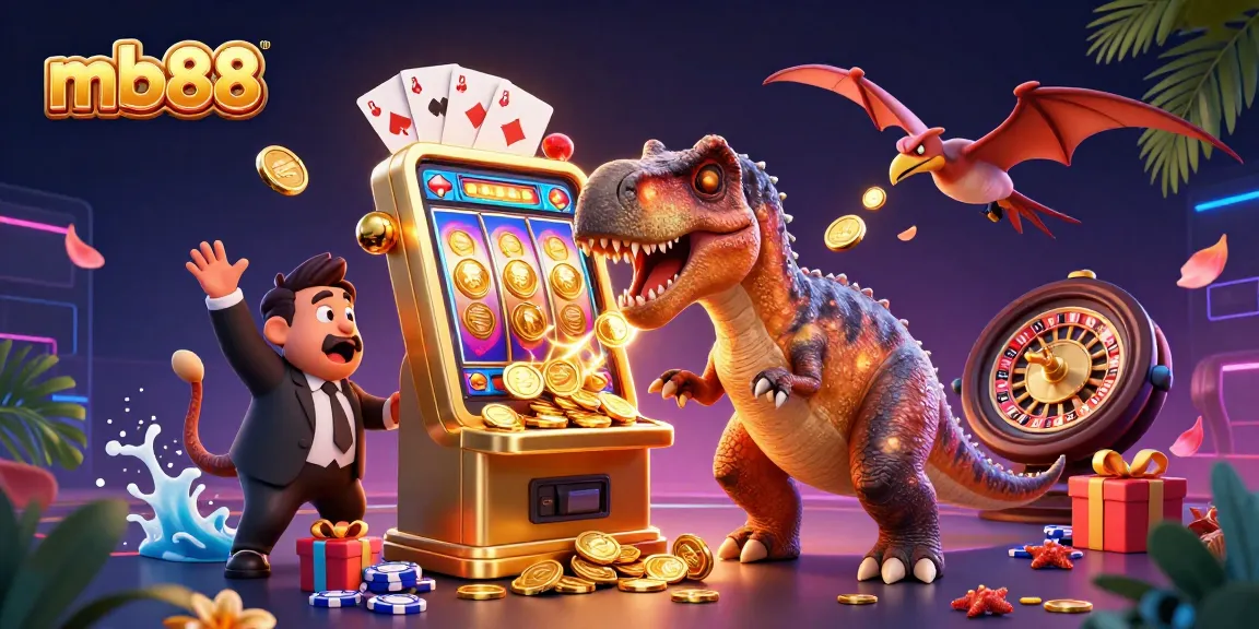 Experience mb88's thrilling jackpot moments with engaging 3D characters and vibrant casino elements