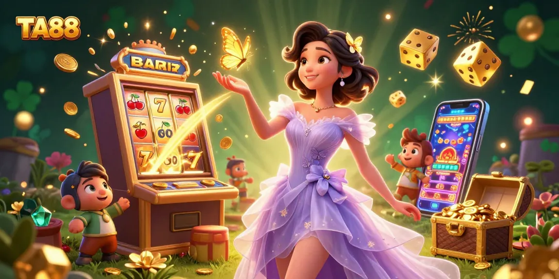 Win big with TA88's exciting slot machine bursting with vibrant coins and jackpots!