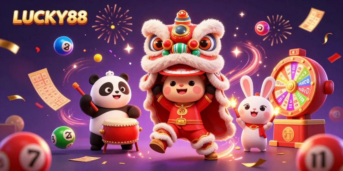 Experience the excitement of LUCKY88 with dynamic characters and vibrant casino elements for gamers.