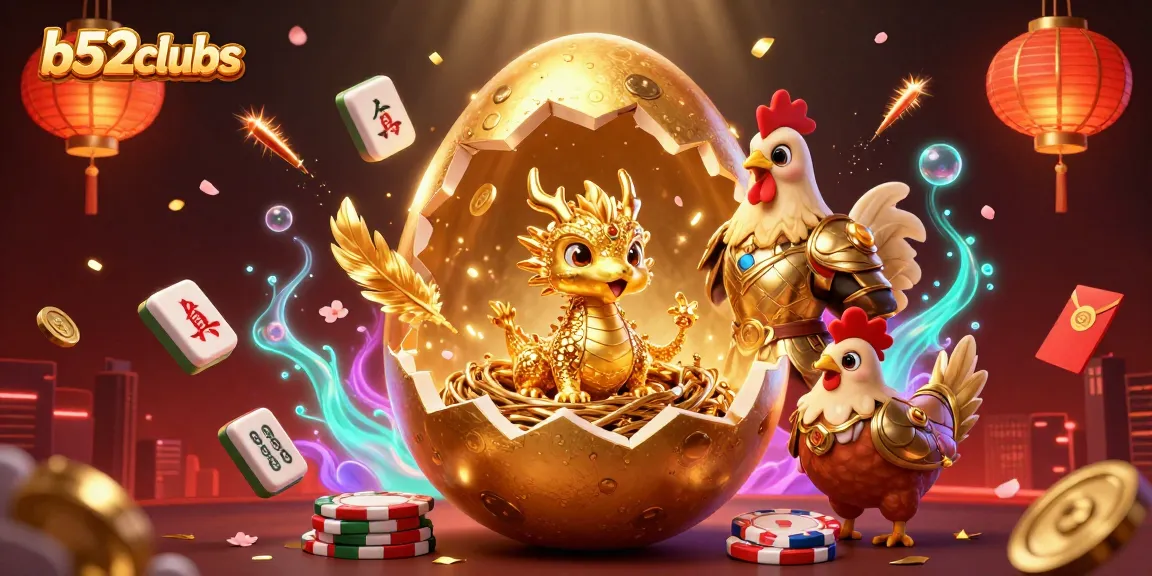 Experience exciting gaming adventures with b52clubss as a golden dragon emerges from a jackpot.