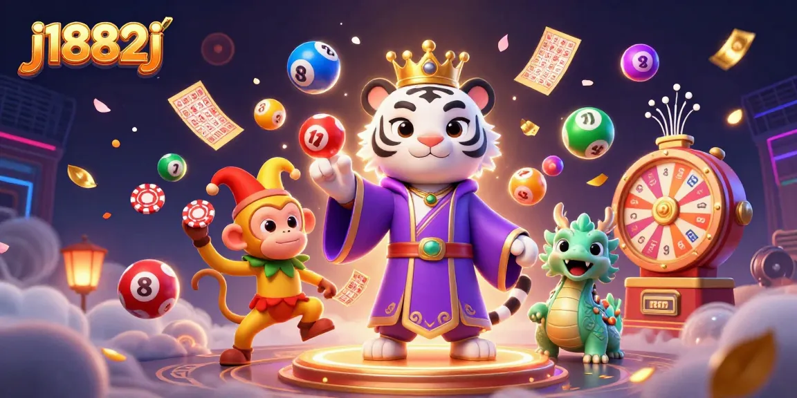 Experience thrilling gameplay with j1882j as the vibrant characters come alive in a dynamic casino scene.