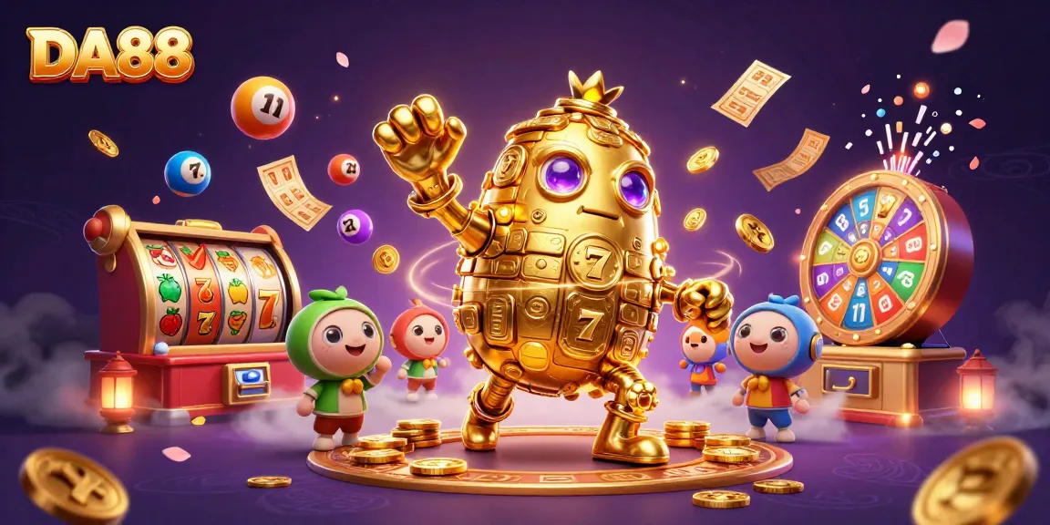 Engage with DA88's thrilling winnings showcased in an exhilarating casino scene.